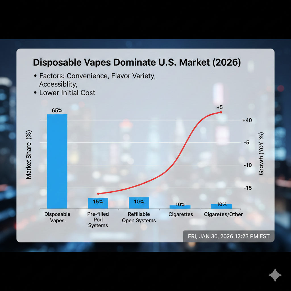 Why Are Disposable Vapes Dominating the U.S. Market in 2026